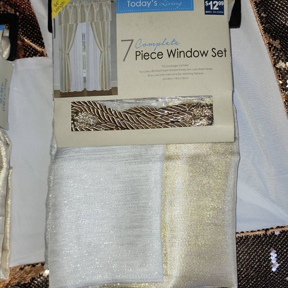 Today's living complete 14 pc window set
